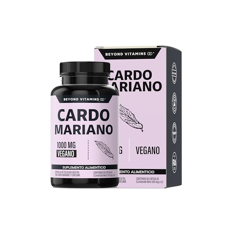 Beyond Vitamins | Cardo Mariano (extracto de Silimarina 100% natural