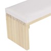 Nail Art Hand Pillow Mat Soft PU Leather Wooden Stand