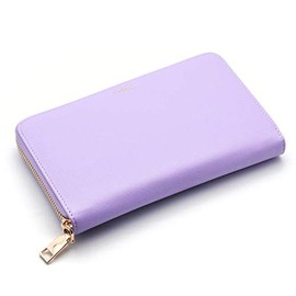 KNUTe Passbook Case, Magnetic Protection, Maternal and Child Handbook Case, Lavender, Anti-Skimming, Women's, Card Case, Passbook Holder, Card Slot, Men's, Passport, Large Capacity, Pouch, Lavender