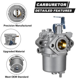 FE290 Carburetor Kit with Fuel Pump Compatible with 1998-UP Gas Golf Cart Club Car DS Precedent Turf Carryall Engines Carb Replaces 101905601 1016438 101805601 016439 1016440 1016441
