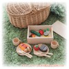 Wooden Toy Daiwa, Spoon & Fork Set, Pretend Tableware, Dinnerware