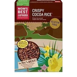 Mom's Best Crispy Cocoa Rice 17.5 oz (Pack of 4) by Mom's Best Natural Cereals