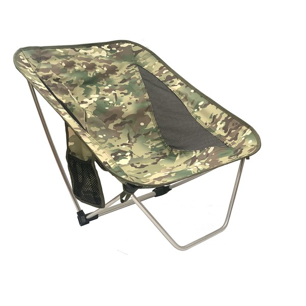 YozaYowe Ultra Lightweight Folding Camping Chair, 27.9 oz (790 g), Compact Aluminum Outdoor Chair with Carrying Bag, Mountain Climbing, Ground Chair, Zero Chair, For Camping, Beach, Fishing, Bonfire