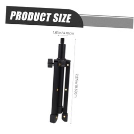 Kisangel Portable Tripod Mic Stand Desktop Microphone Holder for Live Streaming Recording and Blogging Compact and Durable Alloy Design for Home and Outdoor Use