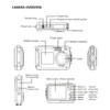 Waterproof Digital Camera 48MP 2.7K HD 16X Digital Zoom Dual