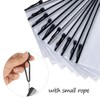 KUUQA Pack of 10 A4 Document Bag Waterproof Mesh Zipper