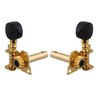 BQLZR Gold-plated 2R2L Tuning Peg Machine Head TUNERS for UKULELE