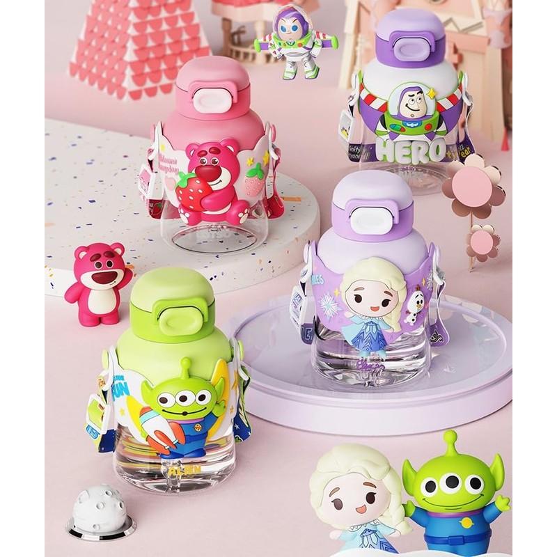 FASHION YO Buzz Water Bottle Reusable Kids 700ml PP with