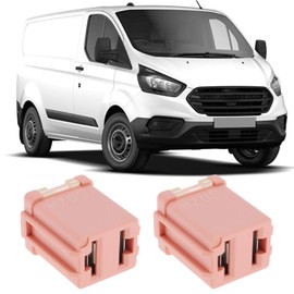 YINETTECH 5pcs 30A 58V Square Female Fuse Compatible with Ford OE 4655703 Electrical Replacement