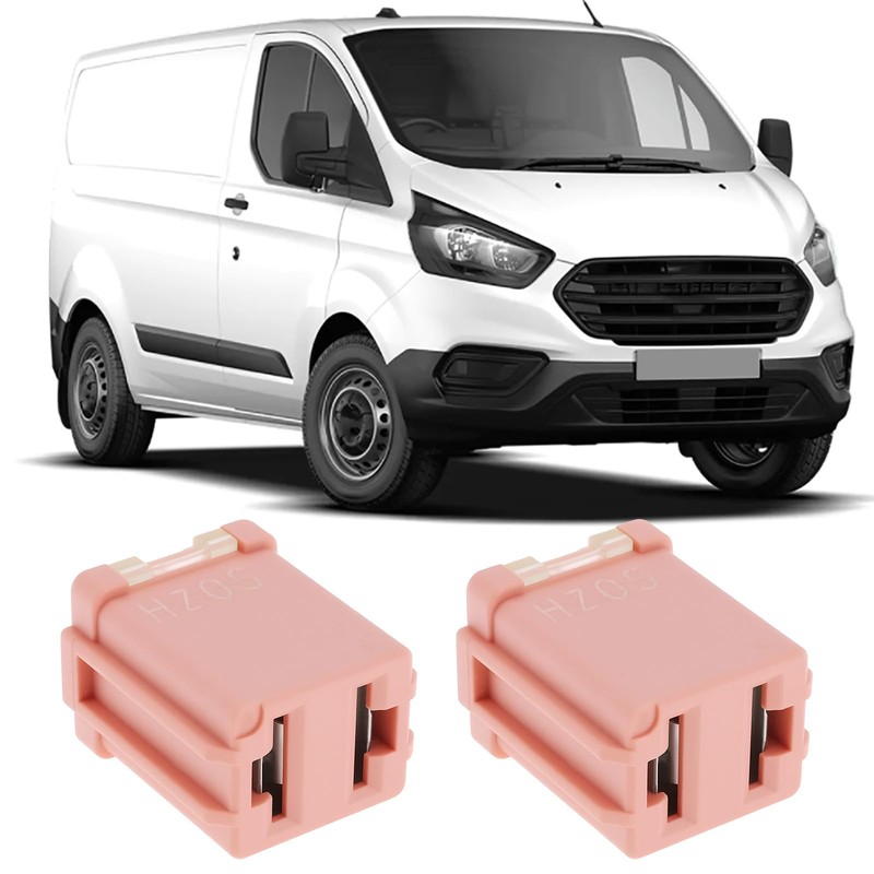 YINETTECH 5pcs 30A 58V Square Female Fuse Compatible with Ford
