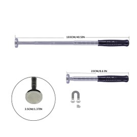 Heavy Telescoping Magnetic pickup Tool 41" long 35lb,25lb,20lb, 16lb suction magnets tools magnet pen pick up sticks enhanced retractable multi-tool pickup tool christmas gifts for men mens husband