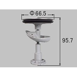 ●[LF-LCW-HC] INAX/LIXIL Bathroom Parts for Bathroom Vanity Drain Drain with Hair Catcher