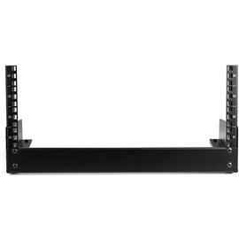StarTech.com 2-Post 4U Desktop Server Rack, Small Open Frame 19in Computer Rack, Compact Network Rack for AV / Studio / Data / IT Equipment, Free Standing Two-Post Home/Office Rack (RK4OD)