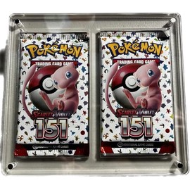 Acrylic Cases for Most Booster Packs (Double Booster Holder)