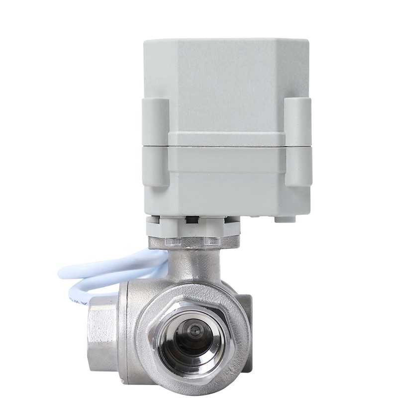 JLFlo 1/4" 3/8" 1/2" 3 Way 12V/24VAC/DC L Port Normally