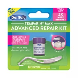 Dentek Temparin Max Advanced Dental Repair Kit, 13+ Repairs EXP 10/27 1/28