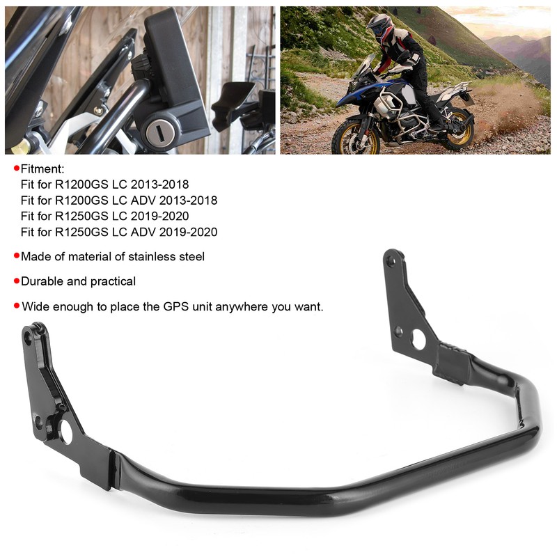 Motorcycle Navigation Bracket Front Bar Phone GPS Holder Fit for