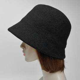 Lala 라라 울 벙거지 모자-블랙(LALAAC220A) Lala Wool Bucket Hat - Black (LALAAC220A)