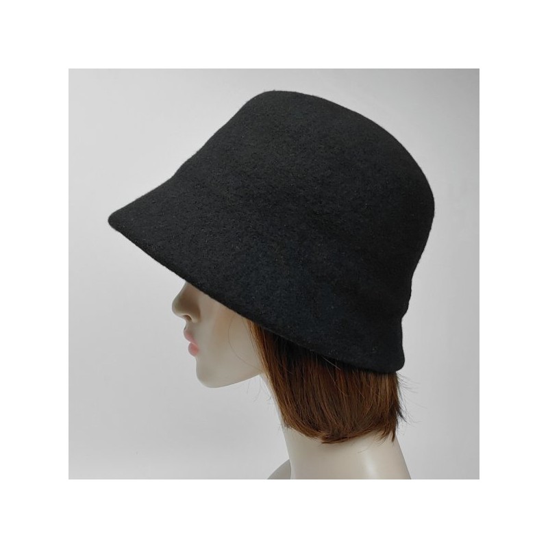 Lala 라라 울 벙거지 모자-블랙(LALAAC220A) Lala Wool Bucket Hat -