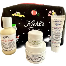 Kiehl's Ultra Hydrators 4PC Skincare Set + Bag, NWOB, Great Mother's Day GIFT!