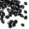 DomeStar Black Fake Ice Rocks, 150PCS Black Acrylic Crushed Ice