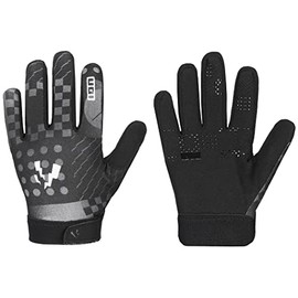 Ion Scrub Children's Cycling Gloves Long Black/Grey 2023: Size: L (6.6-7)