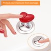 QUARKZMAN Toilet Container Button Toilet Button Push Button Love Heart
