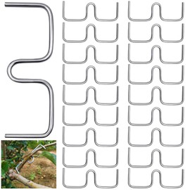 TorSor 20 Pack Plant Support Clips Heavy Duty Metal Wire Fruit Tree Branch Puller Peach Tree Limb Spreaders Plant Bender Support LST Plant Training Clips for Bend Interlock Stems Apple Pear Plum Trees
