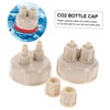 SHOWERORO 4Pcs Quick Screw Cap DIY Generator Bottle Kit for