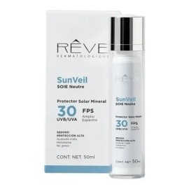 Reve Protector Solar Mineral Soie Neutre 30fps 50ml Uvb Uva