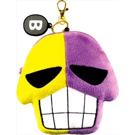 Tee's Factory KS-5533593MZ Plush Pass Case, Crayon Shin-chan Mekemeke Z, 2.4 x 5.1 x 4.9 inches (6 x 13 x 12.5 cm)