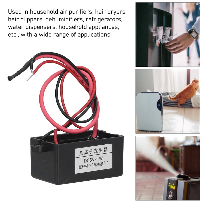 GLOGLOW Ionizer Generator Module, Air Purifier Ion Generator Mini Negative