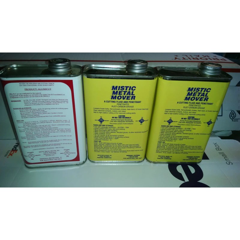 Mistic Metal Mover 2 pints, Alumicut 1 pint