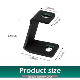 Diamall 2 PCS Hood Light Mount Brackets, Non-Destructive Install Ditch Light Bracket, Front A-Pillar Auxiliary Offroad LED Mounts, Compatible with Ford Ra-ptor 2017-2023 and F-150 2015-2023 (Black)