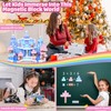 LFZXKJKJ Magnetic Building Blocks, 160PCS Ice Castle Magnet Building Cubes