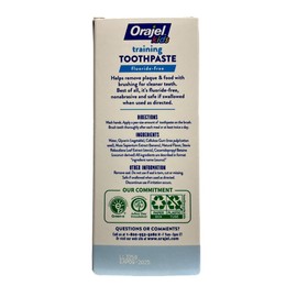 Orajel Toddler Training Toothpaste Tooty Fruity Flavor 1.50 Oz (Pack of 3)