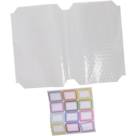 20 Forros Adhesivos Transparentes Para Libros 13.38X9.84In Películas Protectoras Impermeables Autoadhesivas Para Oficina Escuela Y Hogar