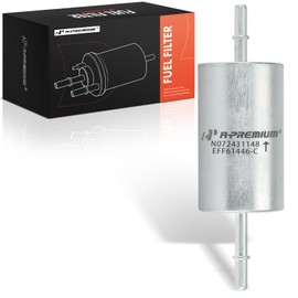 A-Premium Fuel Filter Compatible with Mazda 3 2011-2012, 3 Sport 2011-2014 & Volvo C70 2008-2011, C30 2007-2013, S40 2004-2011, V50 2005-2010, 2.0L 2.4L 2.5L