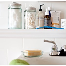 Preserve Preserve Eco Friendly Adult Toothbrushes, Made in The USA from Recycled Plastic, Lightweight Package, Ultra Soft Bristles, Colors Vary, 6 Pack