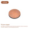 uxcell Pure Copper Sheet, 4pcs 5/8" x 0.12" 9 Gauge