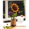 ROBOTIME 3D Puzzles Wooden Flower Sunflower DIY Model Building Kit