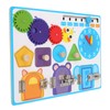 Sensory Board Alarm Clock Educational Wooden Sensory Activity Board Autism