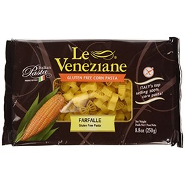 Le Veneziane Italian Gluten Free Corn Pasta Farfalle 250