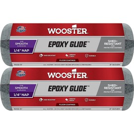 Wooster Brush R232-9 Epoxy Glide Roller Cover, 1/4-Inch Nap, 9-Inch, 2 PACK