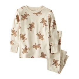 little planet by carter's Baby 2-Piece Pajamas Made with Organic Cotton, Gingerbread