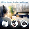 Queemie Wireless ANC TV Headphones for Seniors - Active Noise