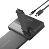 Alxum 2 in 1 M.2 NVME SATA SSD Enclosure External-Tool-Free