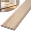 SFNSM Natural Wood Door Threshold for Doorways, Non-Slip Solid Red