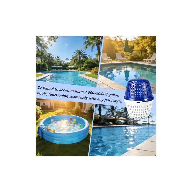 Osyyhe Pool Unit Cartridge for 7,500-20,000 Gallons, Swimming Pool Skimmer