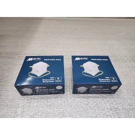 MAKRITE 2 Pack of  8 ( 16 ) Makrite Sekura Disposable N95 Face Mask Respirators